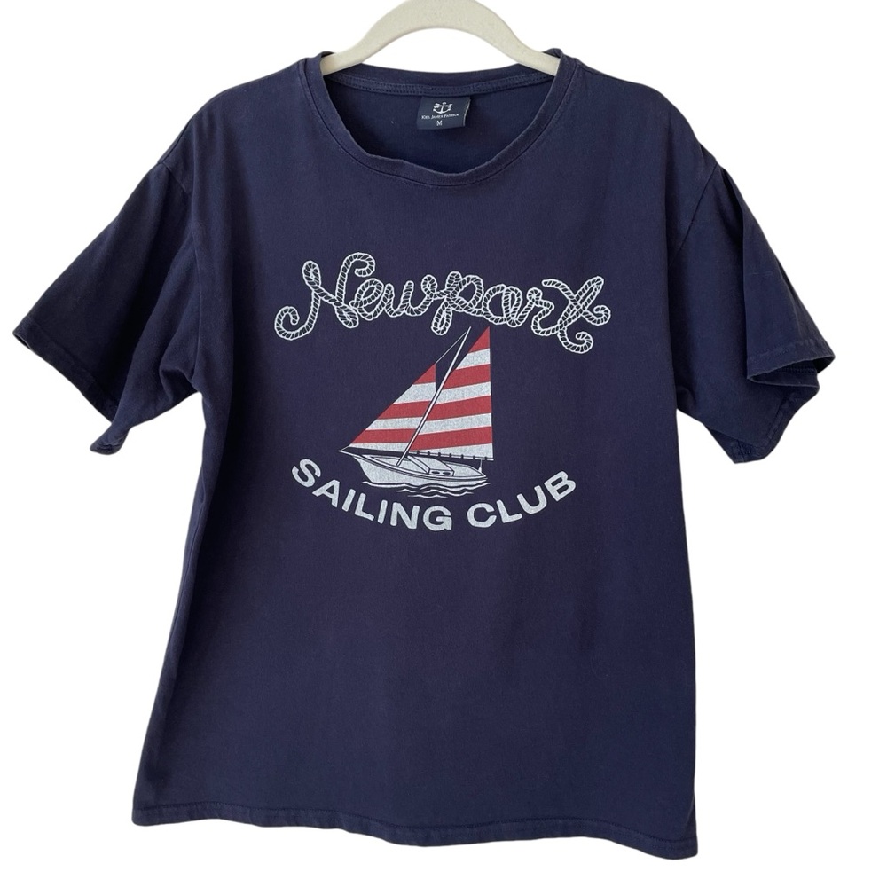 Kiel James Patrick Newport Sailing Club Tee Shirt Size Medium Coastal Casual